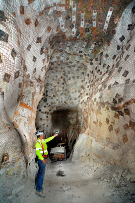 Underground Uranium Mine